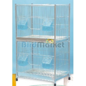 Κλουβί Δυόροφο Ζευγαρώστρα Νίκελ